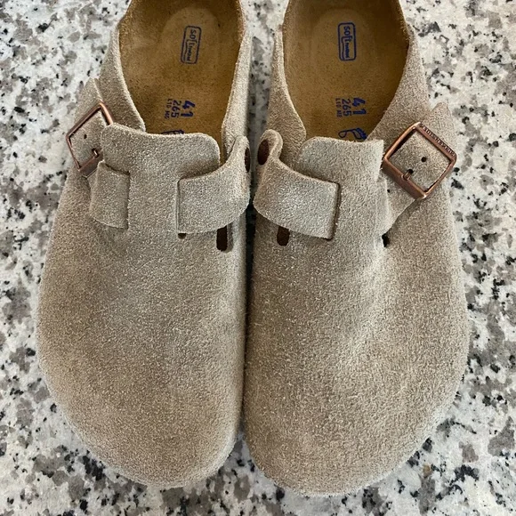 Birkenstock | Shoes | Birkenstock Taupe Boston Clog Mens